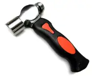 12oz Ball Peen Hammer Stubby Steel Short Handle Ergonomic Metal Crafts Hammer