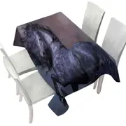 Mythos the Handsome Black Horse Tablecloth