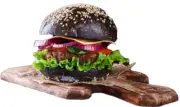 Authentic Gourmet Black Brioche With Sesame Buns Pack Of 12