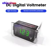 Waterproof 3-Digit DC12~24V Digital Voltmeter High Precision LED Panel Display