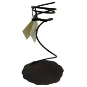 VTG Zodax Art Iron Metal Wrap Candle Holder Handmade Artisan Rustic