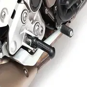 ACTIVE 17700002B Active Bike Step Bar Rider Side Black Yamaha
