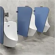 Urinal Divider Screen,4PCS Urinal Screen Toilet Partition,Public Health Partition Wall-Mounted Urinal Barrier Divider Partition,for Schools/Shopping Malls(1pcs)