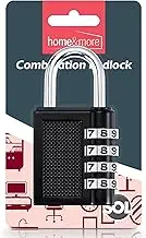 SOL 4-Digit Combination Padlocks - Heavy Duty Locks for Gym Locker & Outdoor Use - Weatherproof Code Padlocks for Security