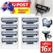 16x Replacement Blades For Gillette MACH 3 Razor Shaver Trimmer Shaving NEW