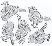 DzIxY Bird Metal Cutting Dies for Card Making Kit Embossing Paper Die Cuts Scrapbook Machine Stencils Storage Pockets Supplies