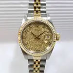 ROLEX勞力士蠔式半金 盒證全 錶耳無洞 69173 原廠紀念十鑽面盤 自動機械 號50