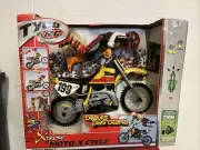 Vintage Tyco RC Travis Pastrana Xtreme Moto-X Cycle Motocross Rare Mattel Wheels