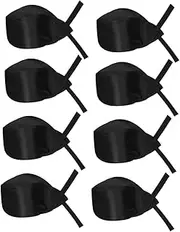 [NOLITOY] 8Pcs Chef Hats for Restaurant and Durable Cooking Caps for Chefs and Waiters Comfortable Cloth Kitchen Hats Exquisite Craftsmanship Fit Black