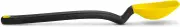 Dreamfarm Mini Supoon Non-Stick Sit-Up Silicone Scraping Cooking Spoon, Jar Scraper Measures 5ml TSP - 8" Yellow