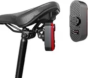 Bike Camera with Tail Light, 1080P HD 150 Degree Viewing, Phone Interconnection Water Proof, Rear View Camera for, Night Riding, GPS Navigation, Wide Angle Vision