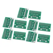 10Pcs FPC-24P Multiple Pitch 0.5mm/1.0mm TFT LCD Test FPC Adapter Board Green