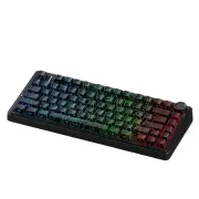 AULA F75 80 Keys Tri-mode Mechanical Keyboard with Knob Hot Swappable Gasket Structure RGB BT/2.4G/Type-C Wired 75% Layo