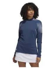 NWT Women's M Adidas COLD.RDY Long Sleeve Mock Neck Golf Shirt HG6959 $80