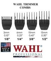 Wahl ATTACHMENT GUIDE COMB SET Fit PEANUT,NEO,BERET,Sterling BULLET,MAG Trimmers