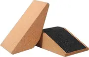 Heel Wedge for Squats, 23 x 12 x 6.5 cm, Lightweight Squat Wedge Block, Non-Slip, Yoga Foam Wedge Blocks, Fitness Ramp Board, Training Increase for Calf Disorders, Yoga, Stretching