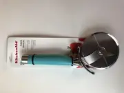 New KitchenAid Epicure Professional Heavy Aqua Sky Pizza Cutter Wheel (HAQA)