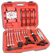 10 Ton Hydraulic Ram Bearing Separator Gear Puller Kit 8" 6" 4" Jaw & Ext Rod