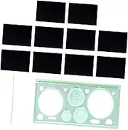 1 Set Scratching Painting Paper for Scraping Painting Cards for Art and Craft Scratch Cards with Stick Enhance Creativity and Parent Bonding
