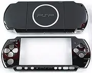 New Replacement PSP 3000 Console Full Housing Shell Cover with Button Screws Set -Black.