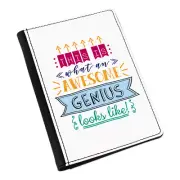 This Is What An Awesome Genius Looks Like Passport Holder Cover Case Best Clever