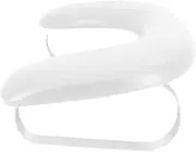 harayaa Nail Pillow Manicure Arm Rest Stand, Ergonomic Space Saving, Multifunctional Portable U Shape Nail Arm Rest Manicure Pillow, white