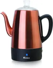 PER08 Electric Percolator Coffee Pot - 8 Cup Stainless Steel Coffee Pot Maker fo