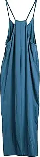 [Aedceal] Women's Loose V Neck Sleeveless Jumpsuits Adjustable Straps Harem Long Pants Overalls with Pockets