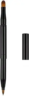 Exquisite Professional Lip Brush Applicators-Retractable Lipstick Brushes- Lipstick Gloss Makeup Brush Tool For Women and Girls (Two-Head-Black)
