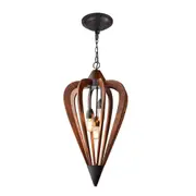 SENORITA Pendant Lamp Light Interior ESx3 Tuscan Coffee Cherry Wood Medium Arrow OD420mm