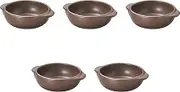 Set of 5, Large Chamaru Au Gratin [7.1 x 5.7 x 2.1 inches (18 x 14.5 x 5.3 cm) | Setomonohonpo Ceramic Ceramic Heat Resistant