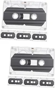 ETHZZLE 8 Pcs DIY Cassette Tape Decor Vintage Wall Art Recording Blank Cassette Tape