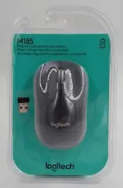 Logitech M185 Wireless Mouse 2.4Ghz with USB Mini Receiver 12-Month Battery Life