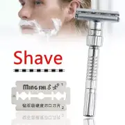 Mens Adjustable Razors Double Edge Shaving Safety Razor Zinc Neu M1B0 Alloy H0F0