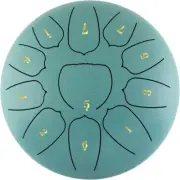 Domary 6 Inch Steel Tongue Drum 11 Notes Handpan Drum with Drum Mallet Finger...