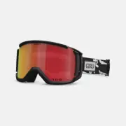 GIRO Revolt Goggle - black white stained - vivid ember clear