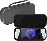 Hesupy Carrying Case for PlayStation Portal, Storage Bag Protective Organizer for PS5 Portal Game Console, Portable Handbag EVA Anti-Drop Hard Cover Case, Black, Carrying Case for PlayStation Portal