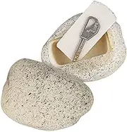 Fake Rock Key Hider Safe for Outdoor Garden or Yard, Large Size Fake Stone Hidden Safe - Looks Stone- Hide A Key Outside in Rock
