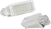Pexorin 1PC, for, A1 A2 A3 A4 A5 A6 A7 A8 Q3 Q5 Q7 TT, for VW, for Skoda, Car White LED Courtesy Door/trunk/Footwell/glove box light lamp 6000K Luggage Compartment Footwell Light(1PC LED)