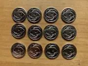 Legend of the Five Rings CCG, L5R CCG - PROMO Metallic Fate Tokens x 12