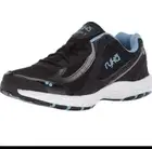 Ryka Dash 3 Walking Shoes Black/Meteorite/Blue Size 9M