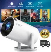 Projector LED 4K 1080P 10000 Lumen Mini UHD WiFi Bluetooth Portable Home Theater