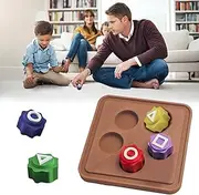 2025 New Korean Traditional Gonggi Game, Stone Catching Game Gonggi Jack Stone Pebbles Set, Hand Eye Coordination Training Toy (5pcs+Base)