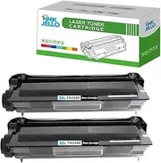 InkJello Compatible Toner Cartridge Replacement for Brother DCP-8110DN DCP-8250DN HL-5440D 5450DN 5450DNT 5470DW 6180DW 6180DWT MFC-8510DN MFC-8520DN MFC-8950DW MFC-8950DWT TN3380 (Black, Double Pack)
