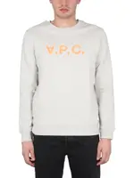 [A.P.C.] A. P.C.-Sweatshirt With V. P.C Logo-Uomo L