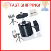 EXMAX 360 Degree Aluminum Alloy Body Rotating Swivel Mini Tripod Ball Head with