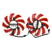 2pcs/Set 85mm Fan for XFX RX480 550 560 560D 570 GPU Graphics Video Cooling 4pin