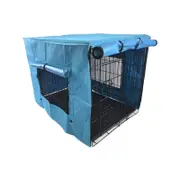 36' Portable Foldable Dog Cat Rabbit Collapsible Crate Pet Cage with Cover