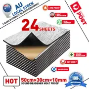 24Sheet 50*30cm Heat Insulation Noise Proofing Foam Automotive Sound Deadener