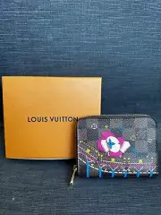 Louis Vuitton VIVIENNE XMAS 2020 DAMIER ZIPPY COIN PURSE Wallet NEW AUTHENTIC LV